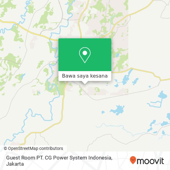 Peta Guest Room PT. CG Power System Indonesia