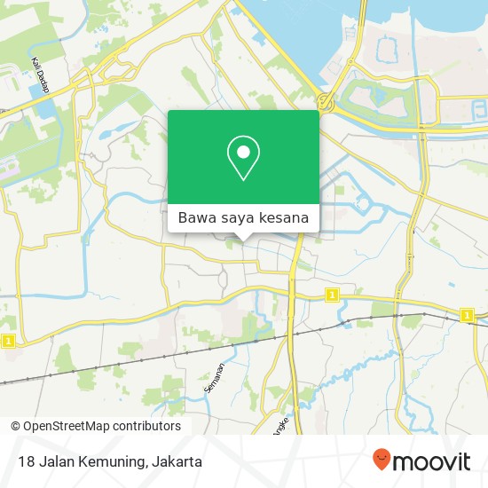 Peta 18 Jalan Kemuning