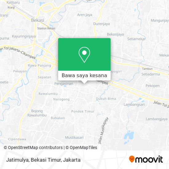 Peta Jatimulya, Bekasi Timur