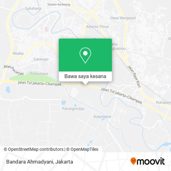 Peta Bandara Ahmadyani