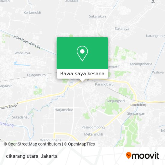 Peta cikarang utara