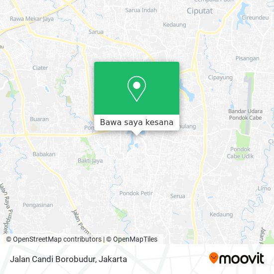 Peta Jalan Candi Borobudur