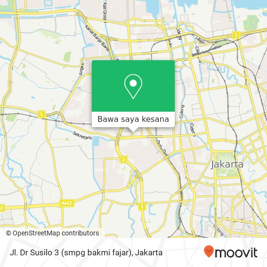 Peta Jl. Dr Susilo 3 (smpg bakmi fajar)