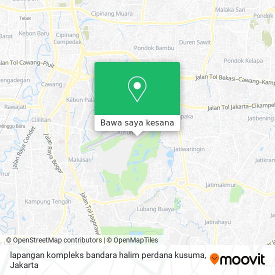 Peta lapangan kompleks bandara halim perdana kusuma