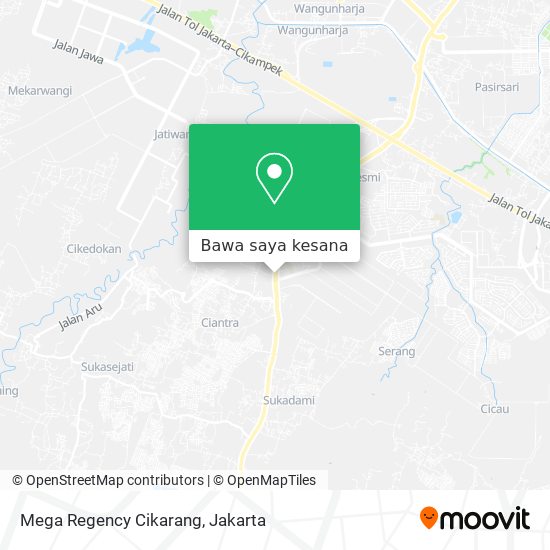 Peta Mega Regency Cikarang