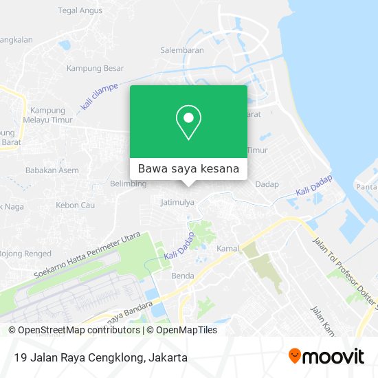 Peta 19 Jalan Raya Cengklong