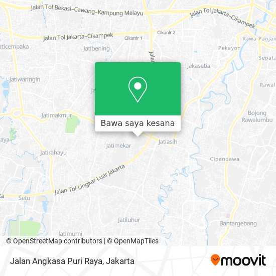 Peta Jalan Angkasa Puri Raya