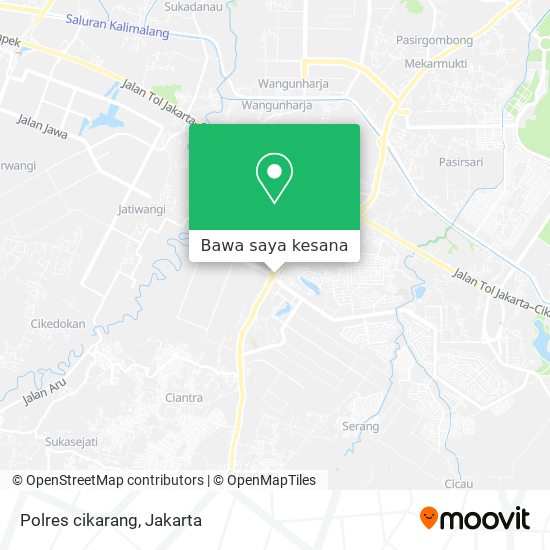 Peta Polres cikarang