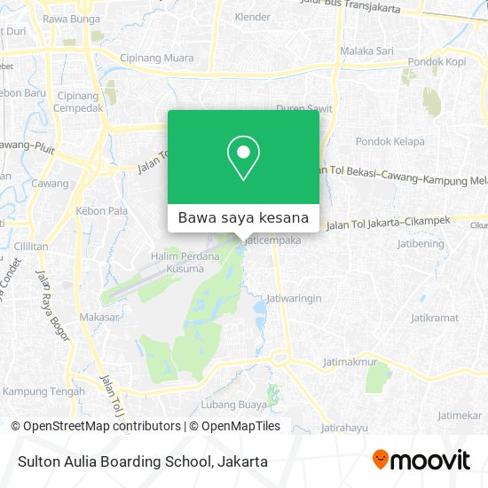 Peta Sulton Aulia Boarding School
