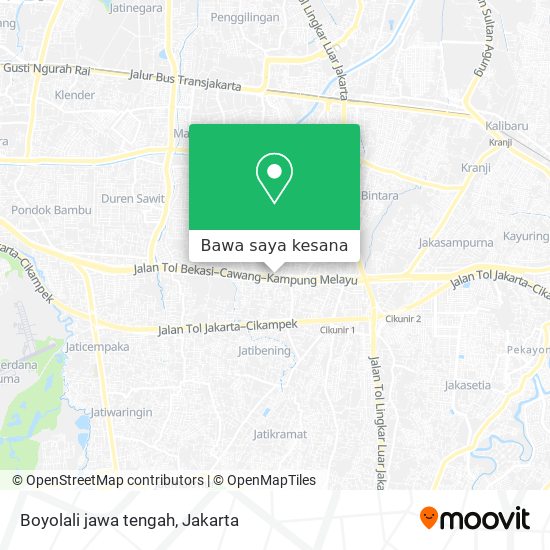 Peta Boyolali jawa tengah