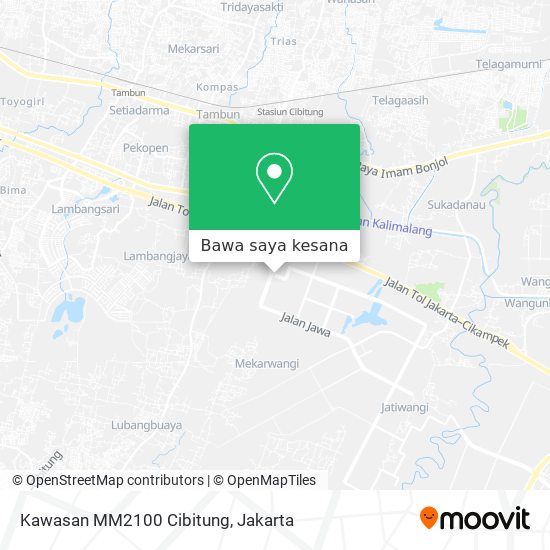 Peta Kawasan MM2100 Cibitung
