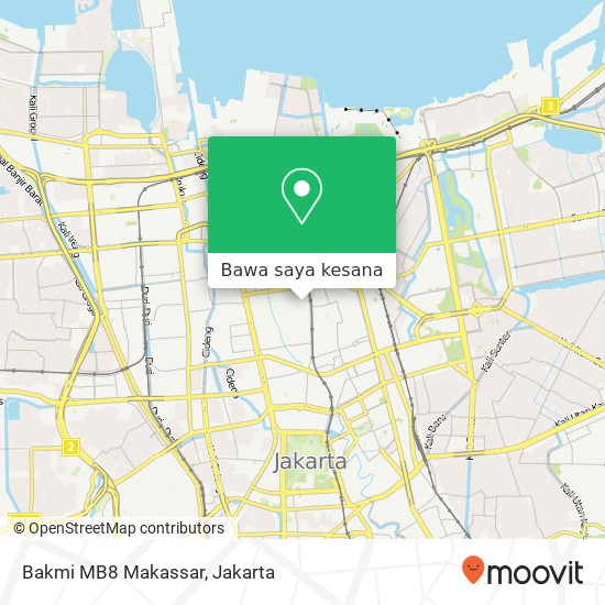 Peta Bakmi MB8 Makassar