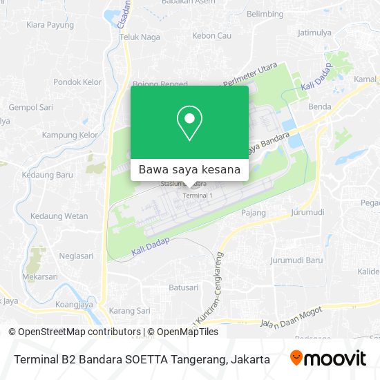 Peta Terminal B2 Bandara SOETTA Tangerang