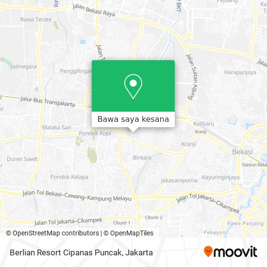Peta Berlian Resort Cipanas Puncak