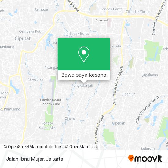 Peta Jalan Ibnu Mujar