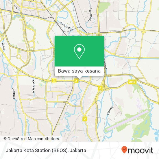 Peta Jakarta Kota Station (BEOS)