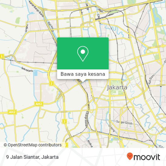 Peta 9 Jalan Siantar