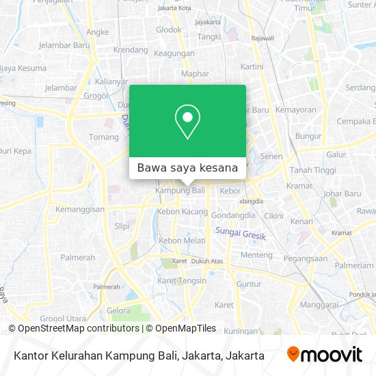 Peta Kantor Kelurahan Kampung Bali, Jakarta