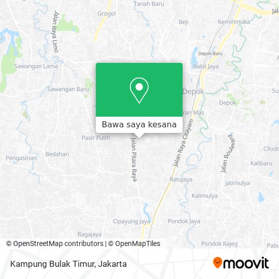 Peta Kampung Bulak Timur