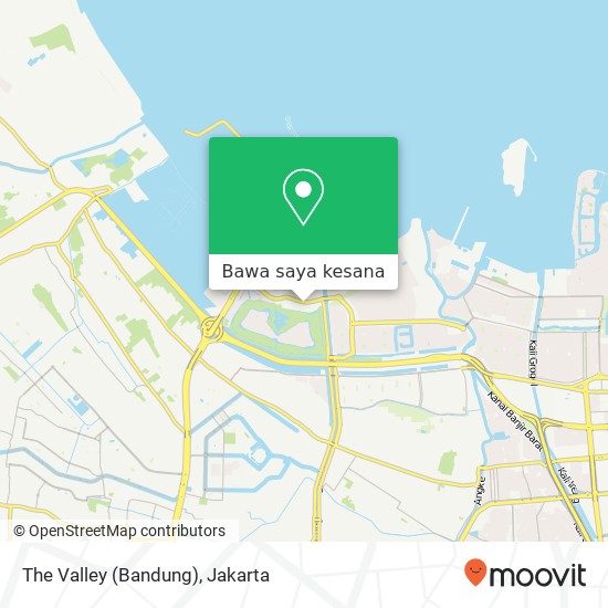 Peta The Valley (Bandung)