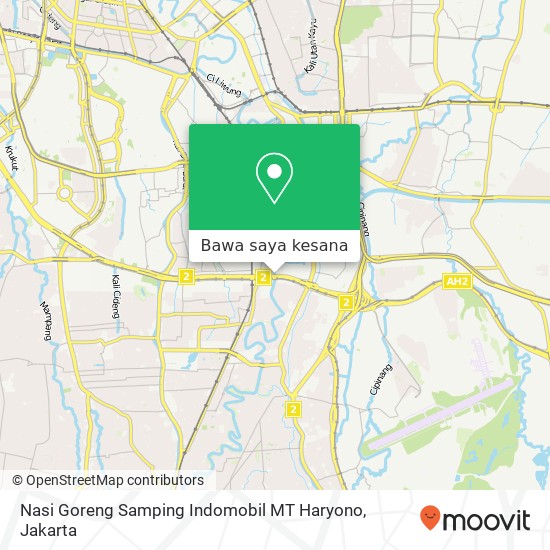 Peta Nasi Goreng Samping Indomobil MT Haryono