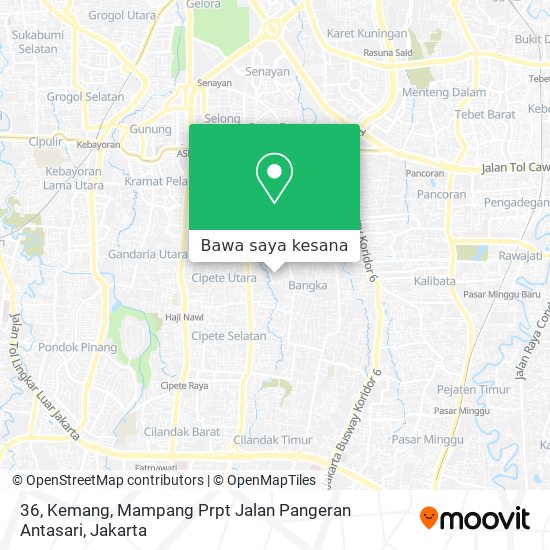 Peta 36, Kemang, Mampang Prpt Jalan Pangeran Antasari