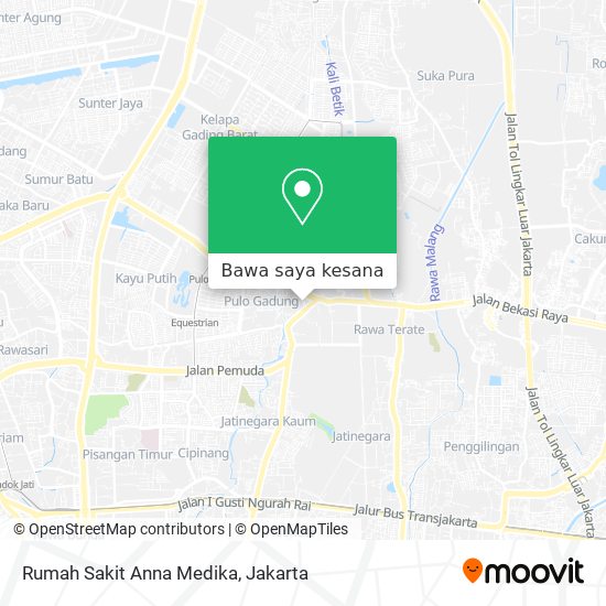 Peta Rumah Sakit Anna Medika