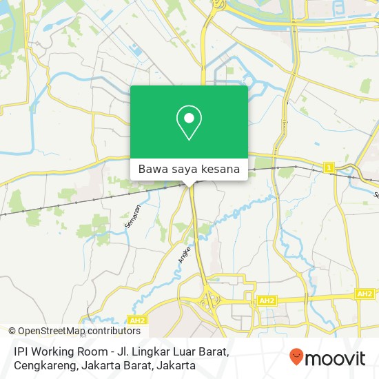 Peta IPI  Working Room - Jl. Lingkar Luar Barat, Cengkareng, Jakarta Barat