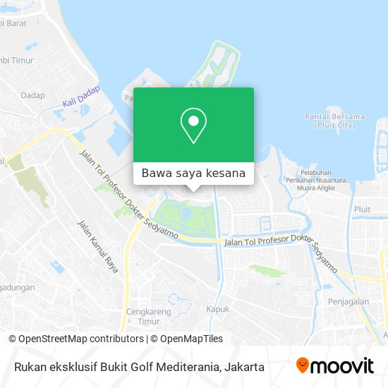 Peta Rukan eksklusif Bukit Golf Mediterania