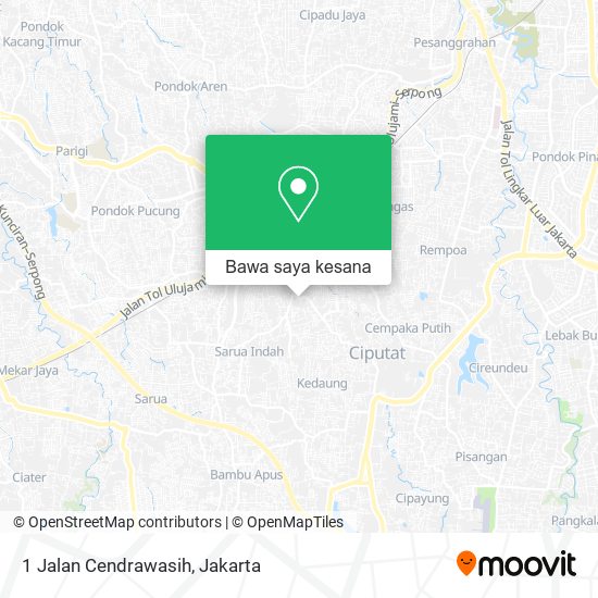 Peta 1 Jalan Cendrawasih