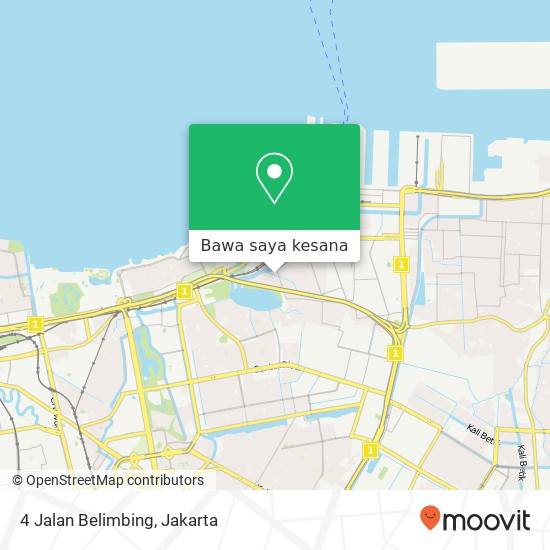 Peta 4 Jalan Belimbing