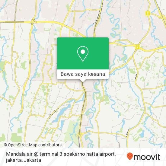 Peta Mandala air @ terminal 3 soekarno hatta airport, jakarta