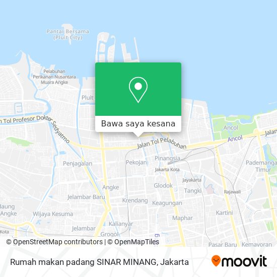 Peta Rumah makan padang SINAR MINANG