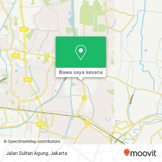 Peta Jalan Sultan Agung