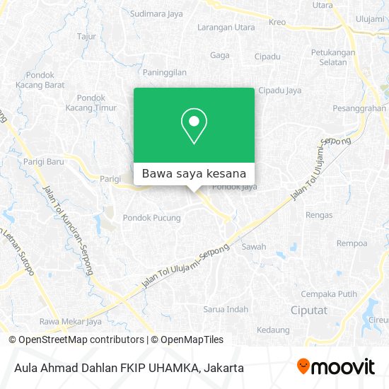 Peta Aula Ahmad Dahlan FKIP UHAMKA