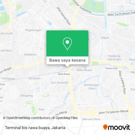 Peta Terminal bis rawa buaya