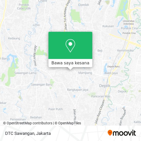 Peta DTC Sawangan