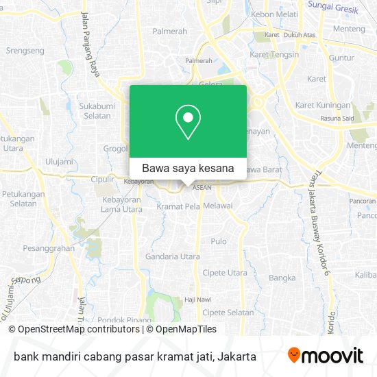 Peta bank mandiri cabang pasar kramat jati