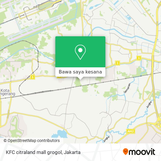 Peta KFC citraland mall grogol