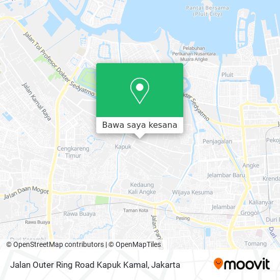 Peta Jalan Outer Ring Road Kapuk Kamal