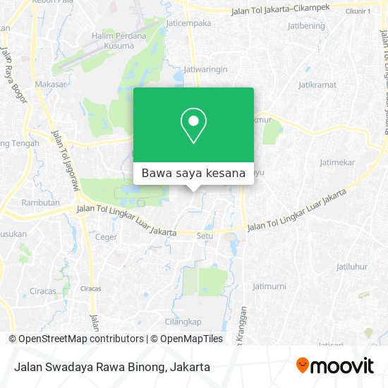 Peta Jalan Swadaya Rawa Binong