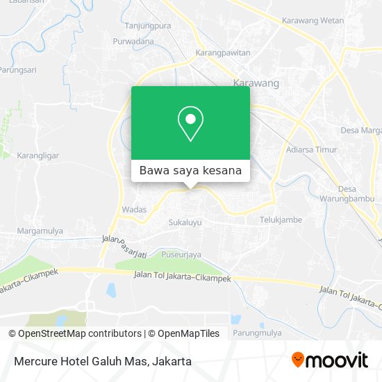 Peta Mercure Hotel Galuh Mas