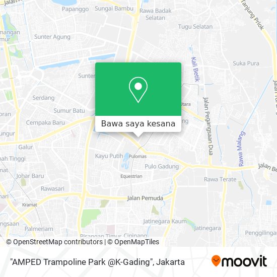 Peta "AMPED Trampoline Park @K-Gading"