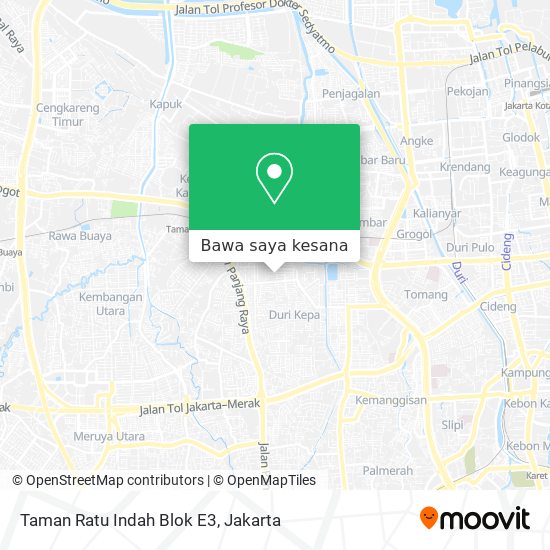 Peta Taman Ratu Indah Blok E3