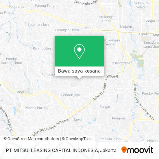 Peta PT. MITSUI LEASING CAPITAL INDONESIA