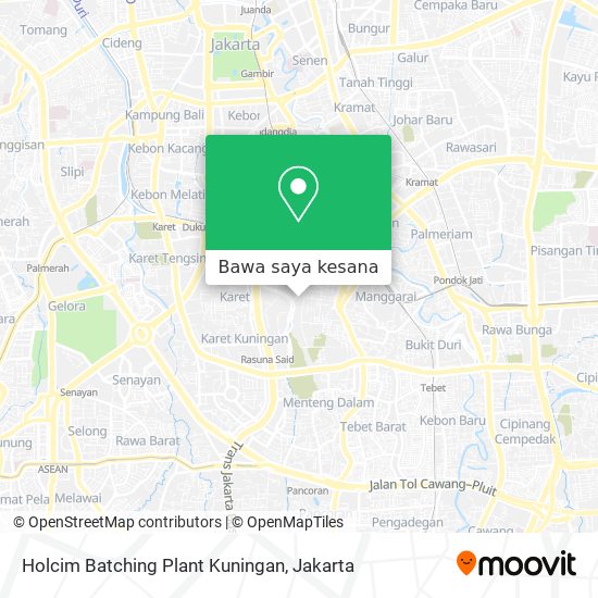 Peta Holcim Batching Plant Kuningan