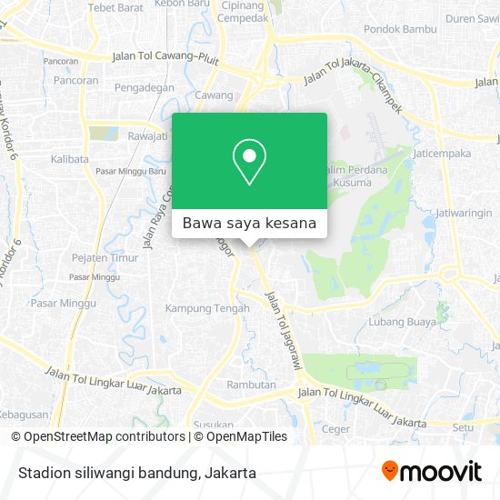 Peta Stadion siliwangi bandung