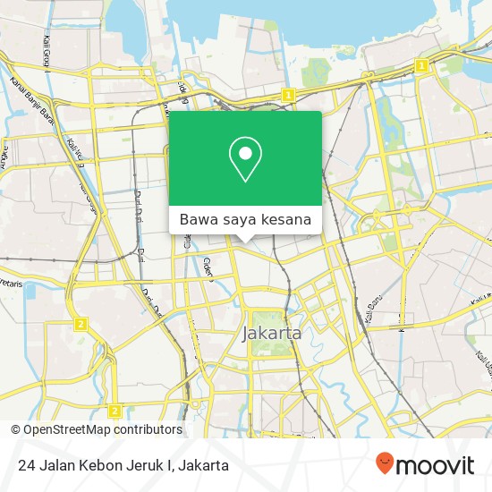 Peta 24 Jalan Kebon Jeruk I