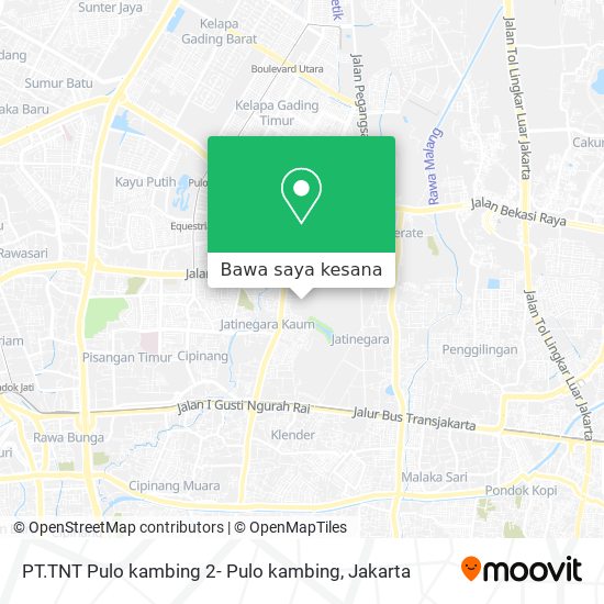Peta PT.TNT Pulo kambing 2- Pulo kambing