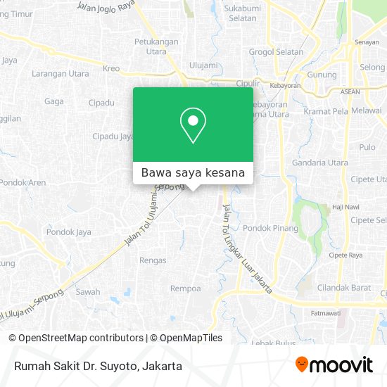 Peta Rumah Sakit Dr. Suyoto